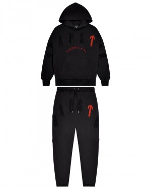 Red Men's Trapstar Irongate Arch Chenille 2.0 Tracksuits UK | 93276-ETHS