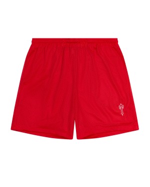 Red Men's Trapstar Irongate T Basketball Shorts UK | 61259-JSIK