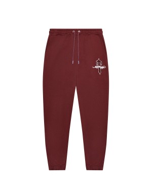 Red Men's Trapstar x Ed Hardy Joggers UK | 63794-ZWMN