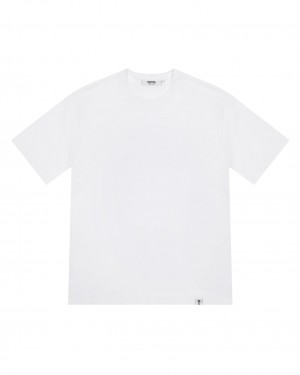 White Men's Trapstar Foundation Base Layer T-shirts UK | 72105-TCNH