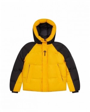 Yellow Men's Trapstar Irongate Arch Aw23 Puffer Jackets UK | 47531-TVDX