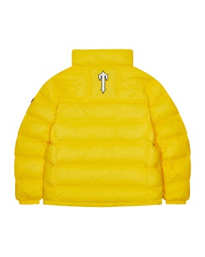 Yellow Men's Trapstar It’s A Secret Puffer Jackets UK | 78139-PGEU