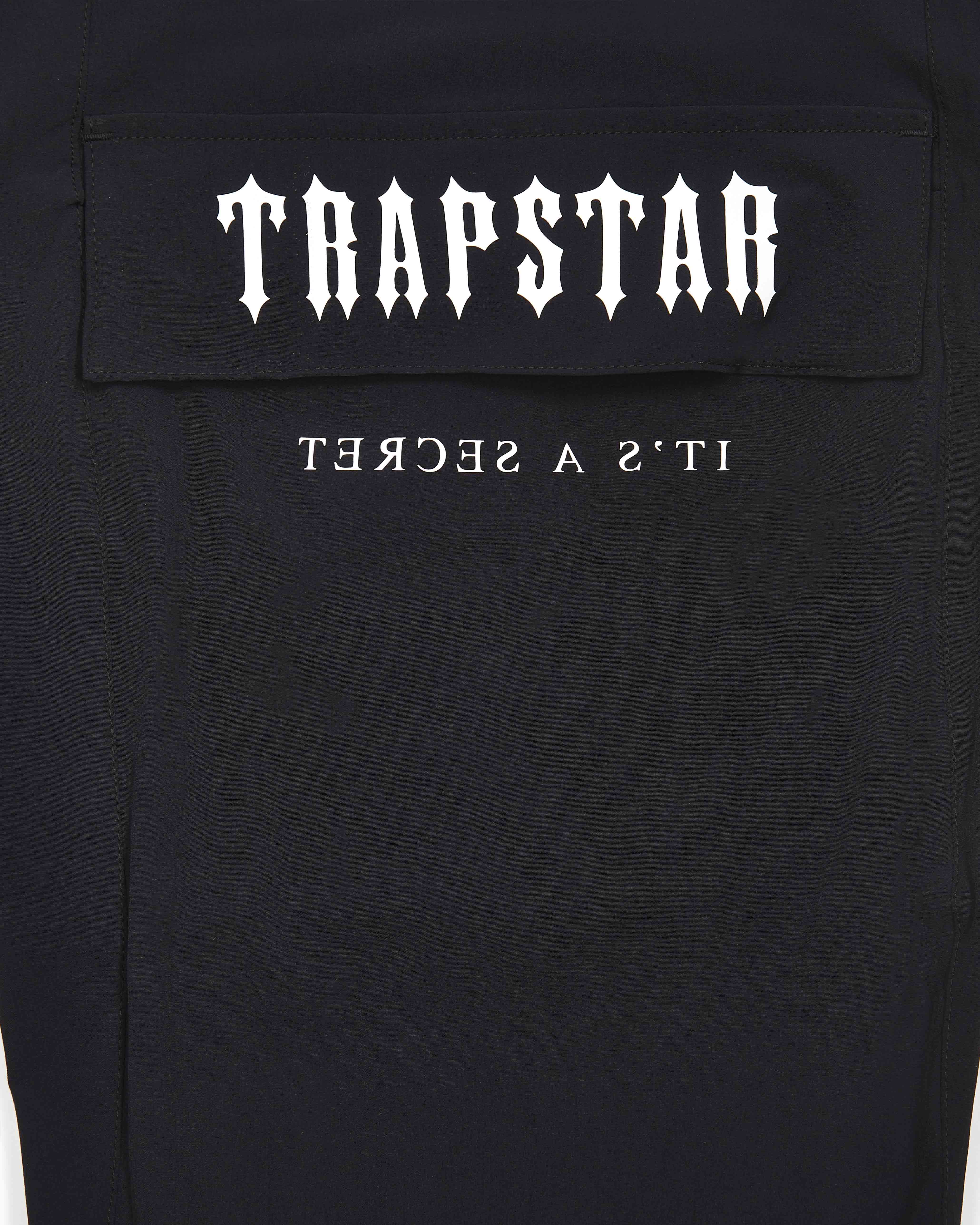 Black Men's Trapstar Decoded Tech Track Trousers UK | 04275-VCIW