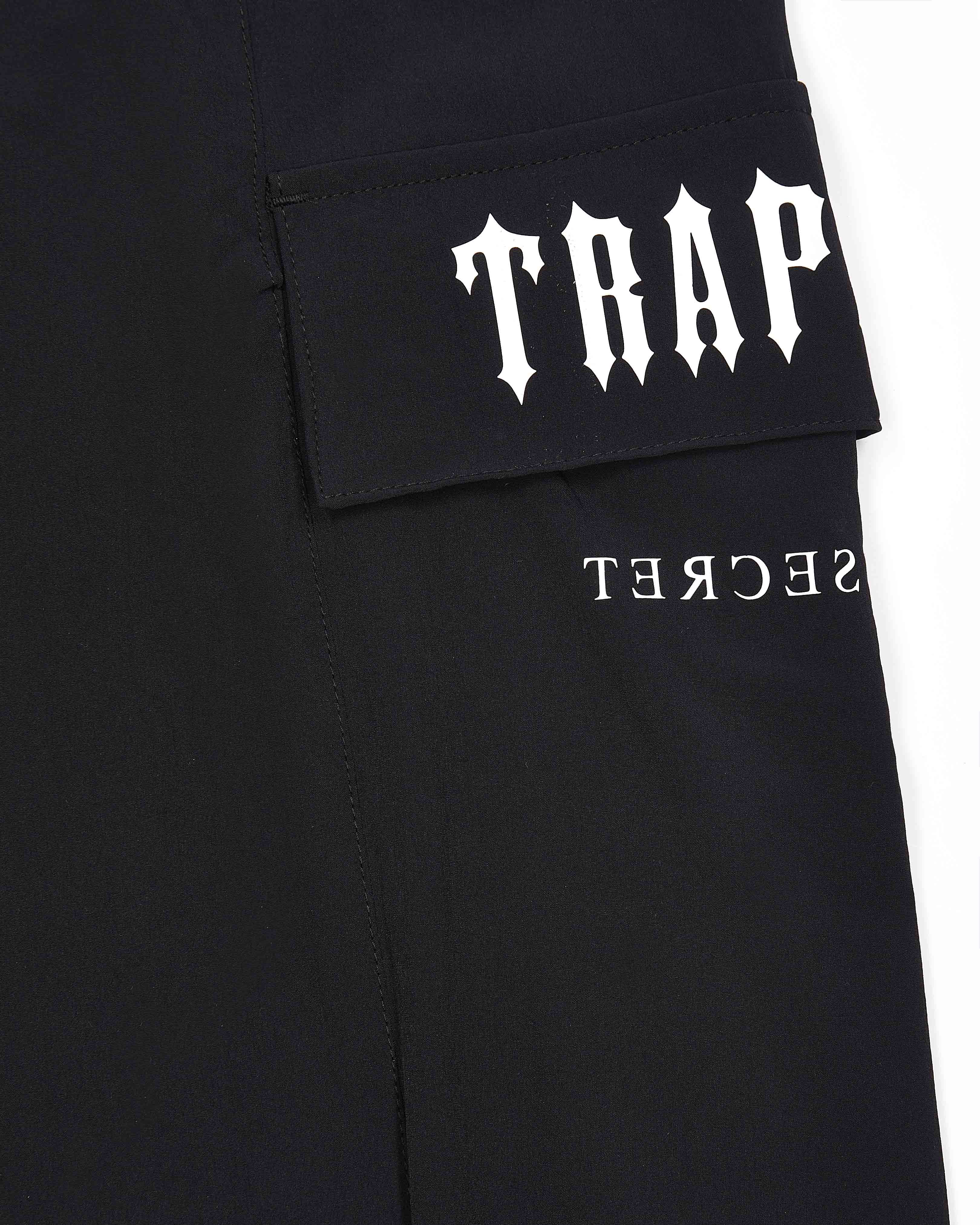 Black Men's Trapstar Decoded Tech Track Trousers UK | 04275-VCIW