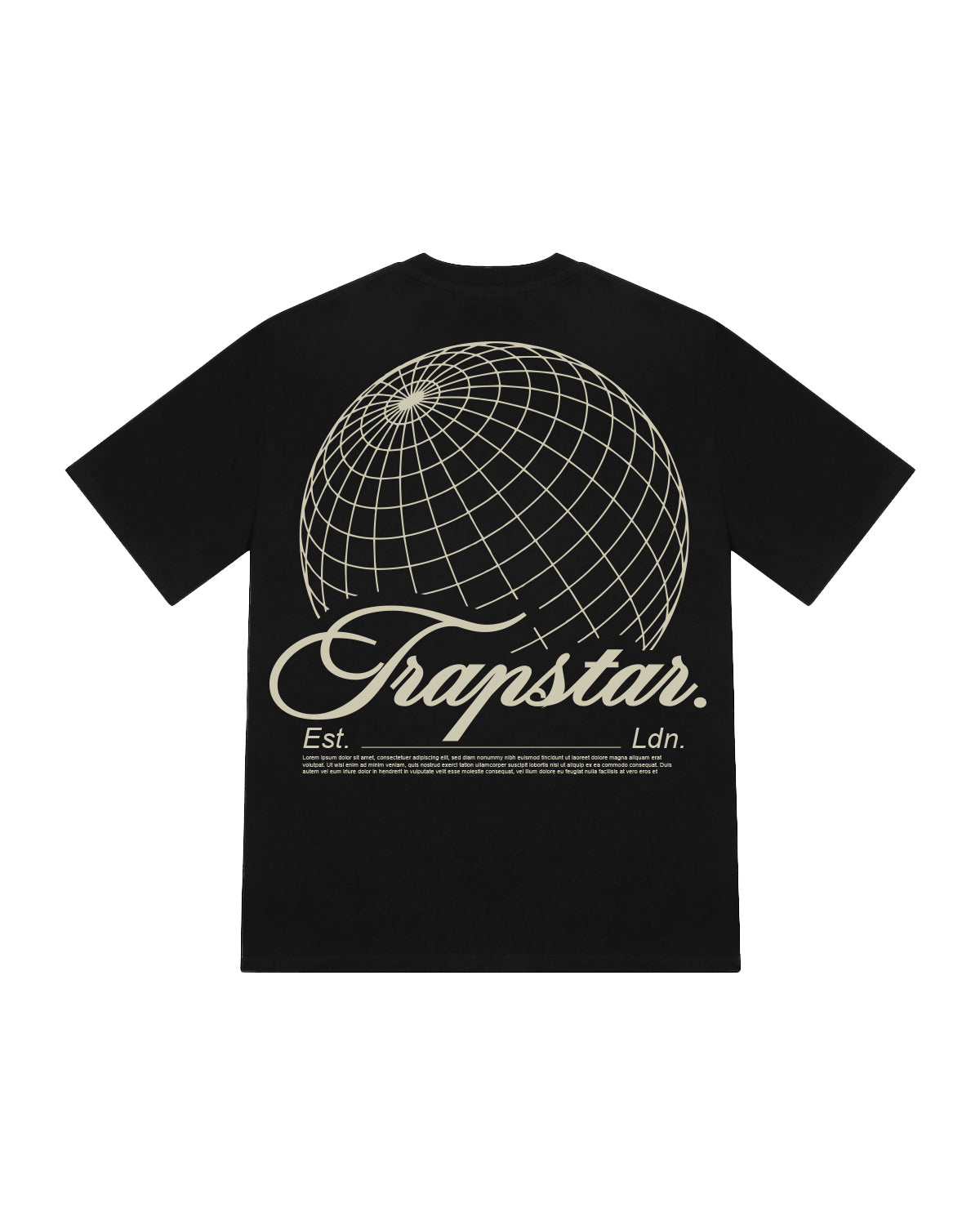 Black Men\'s Trapstar Global T-shirts UK | 38912-QFDV