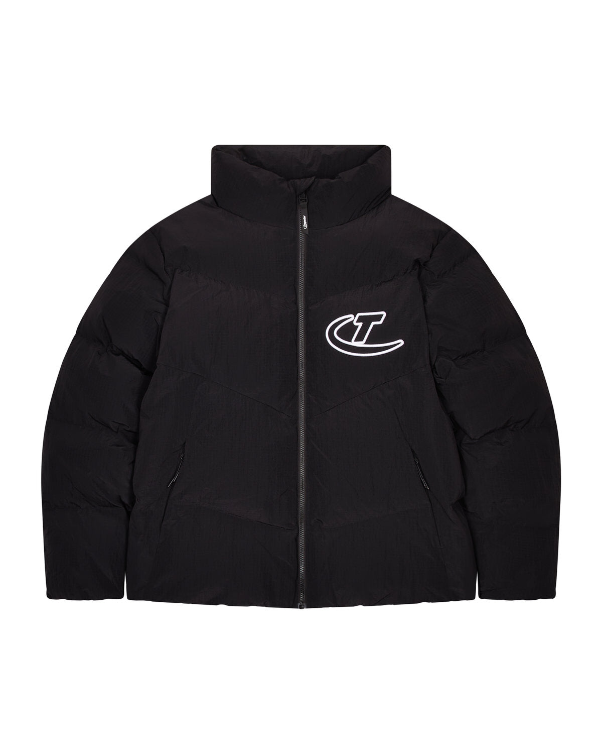 Black Men's Trapstar Hyperdrive Ripstop Puffer Jackets UK | 24750-XLRD