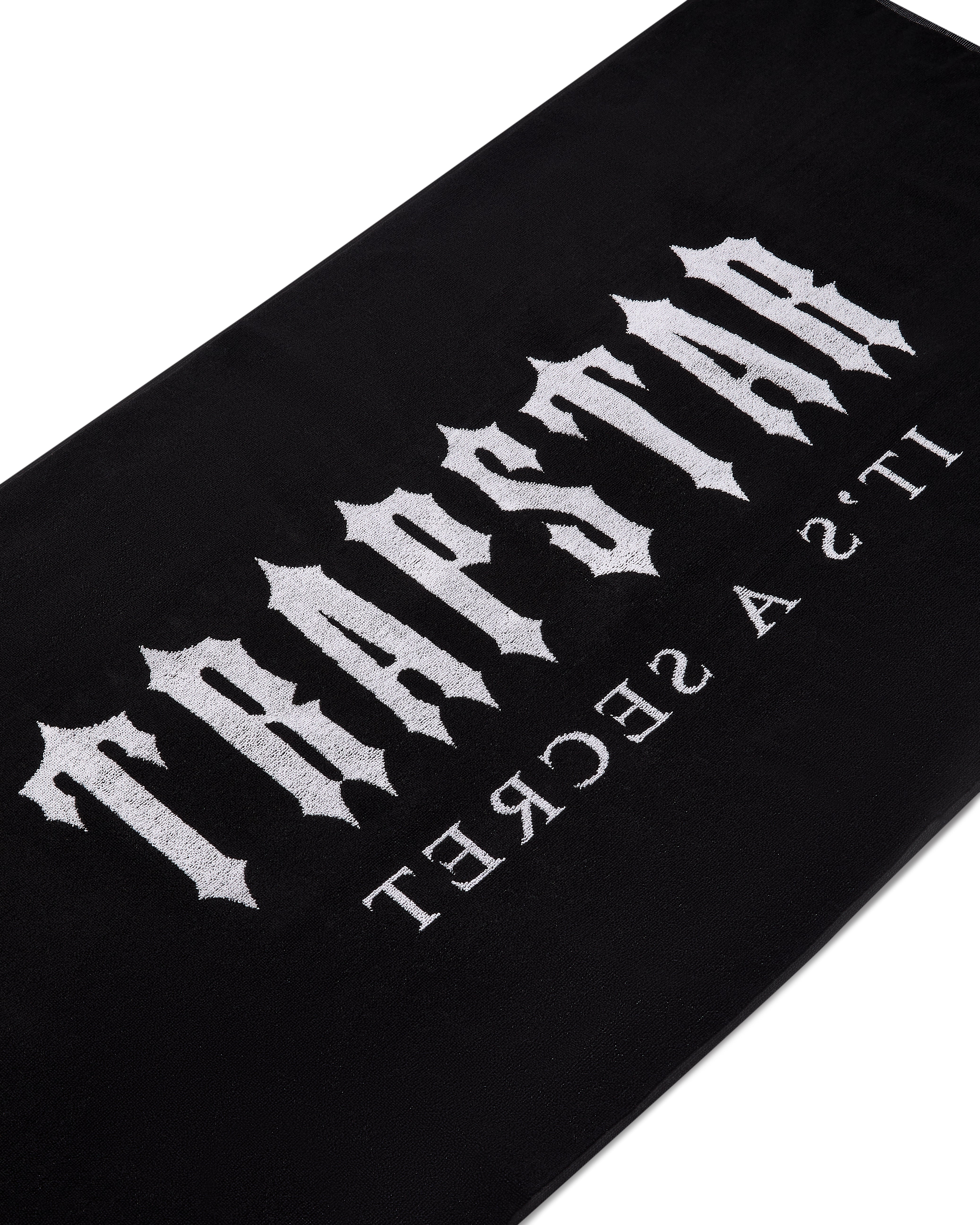 Black Men's Trapstar Irongate Beach Towels UK | 34602-RWZI