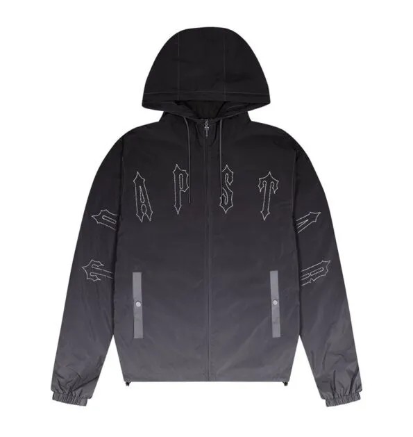 Black Men\'s Trapstar Irongate Quilted Windbreaker UK | 71835-KPDJ