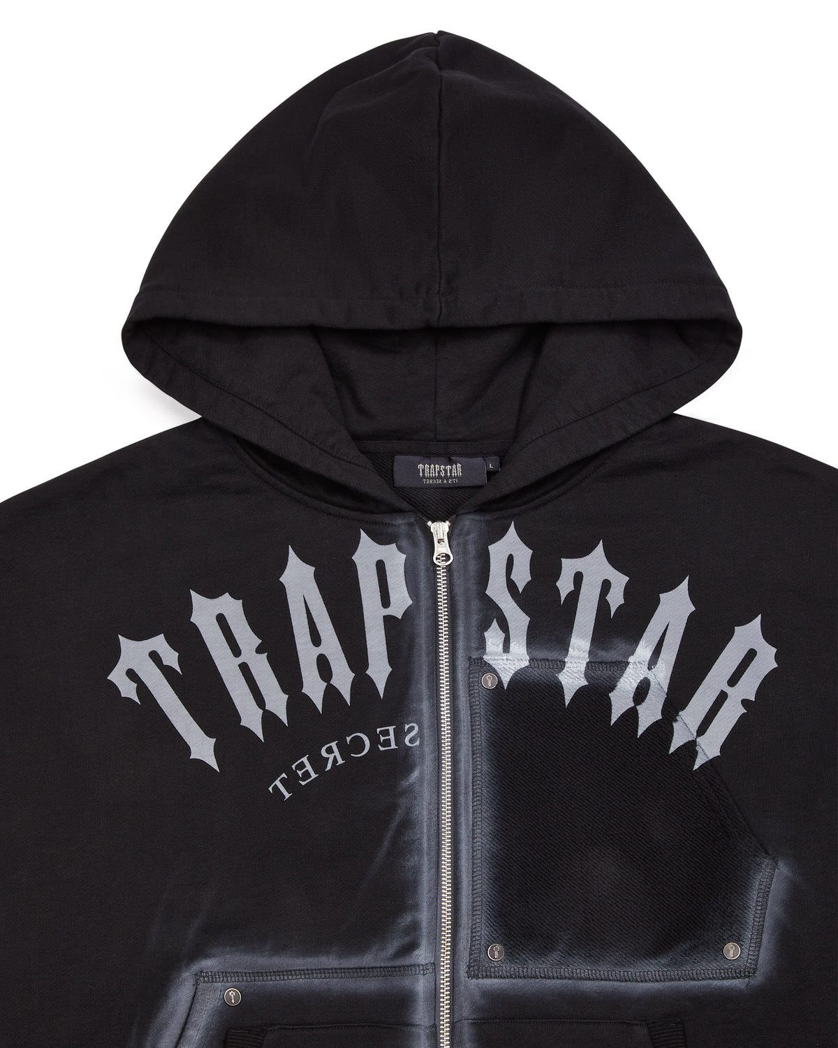 Black Men's Trapstar Irongate Rivet 2.0 - Blackstorm Edition Tracksuits UK | 45127-RCES