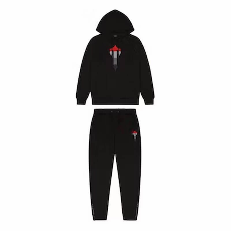 Black Men\'s Trapstar Irongate T Chenille Tracksuits UK | 69730-KJNP