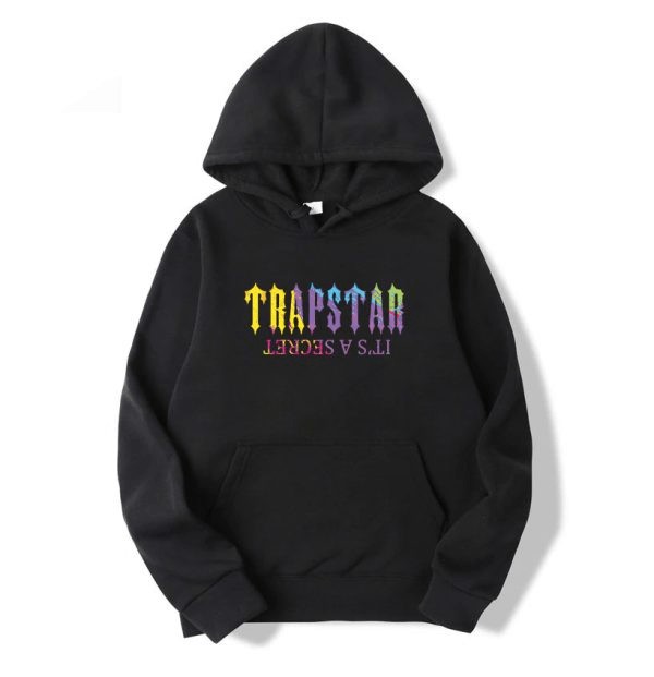 Black Men\'s Trapstar It’s A Secret Hoodies UK | 24318-NSXW