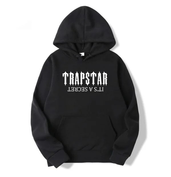 Black Men\'s Trapstar It’s A Secret Hoodies UK | 76952-BQDR