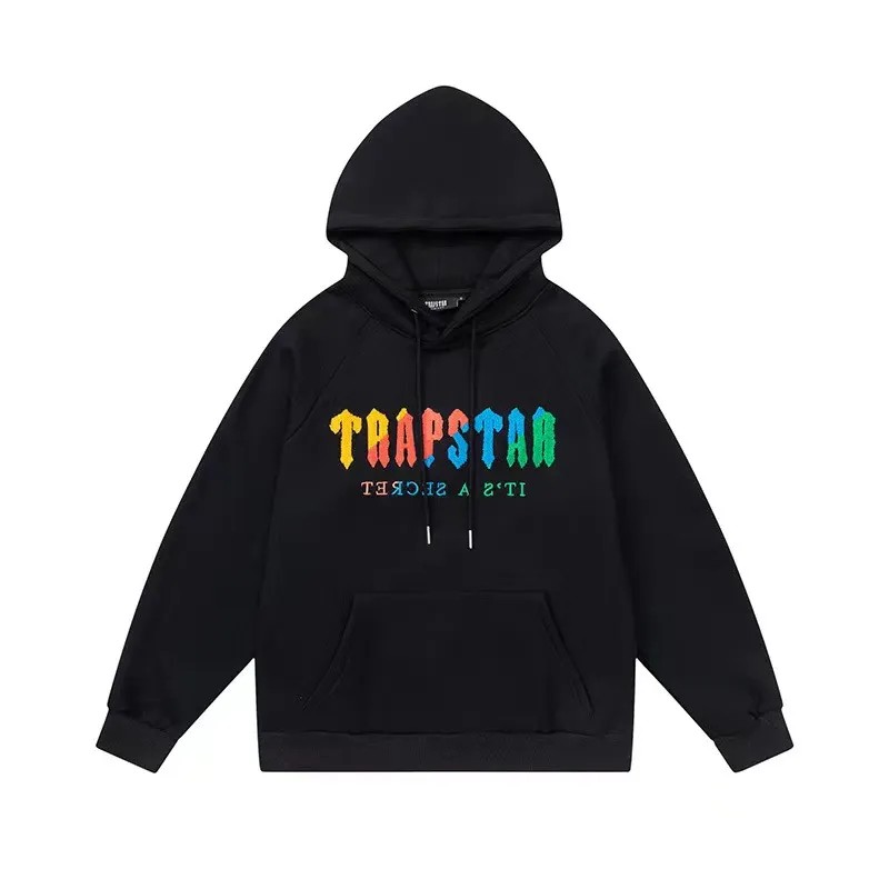 Black Men\'s Trapstar It’s A Secret Hoodies UK | 63207-WBYO