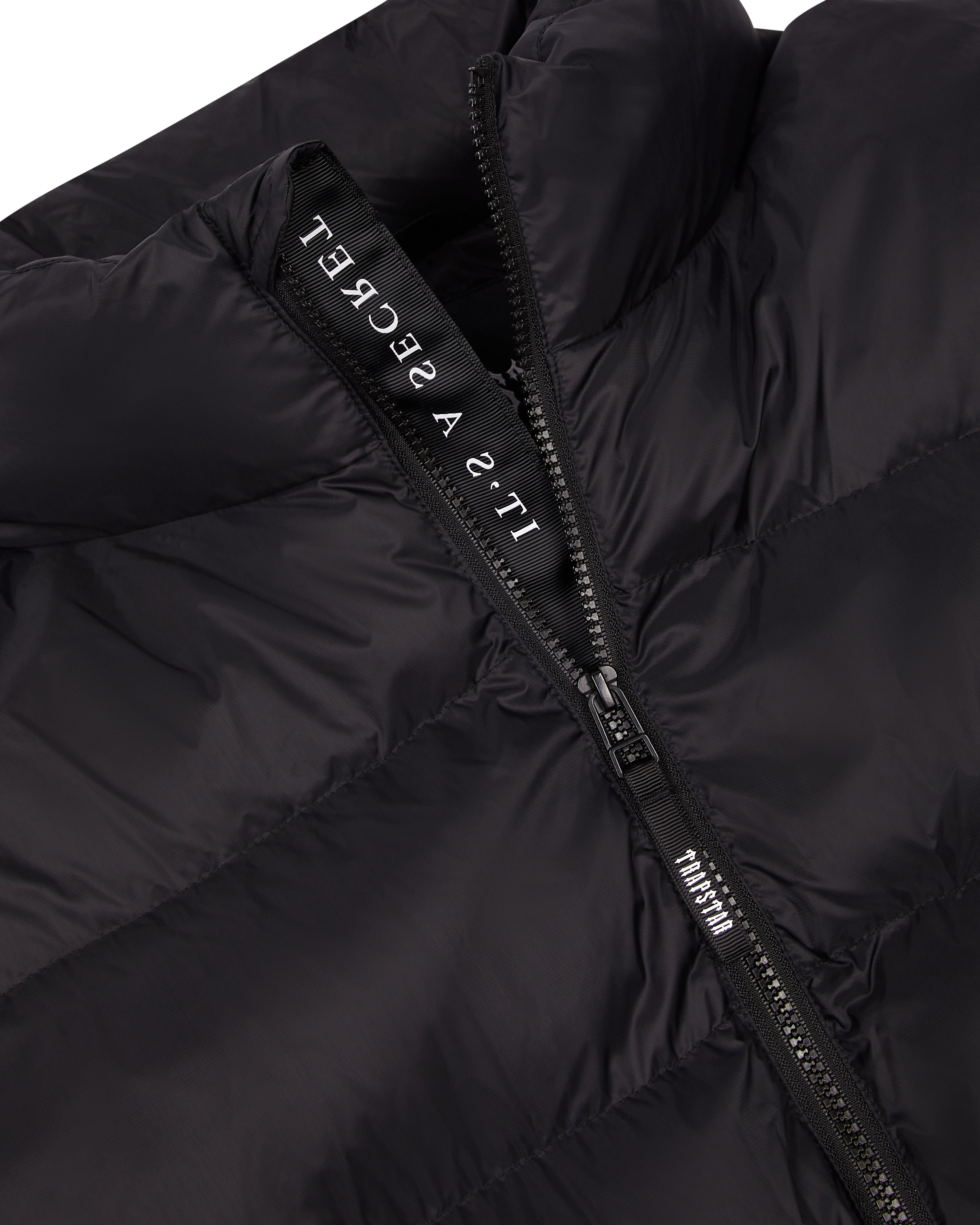 Black Men's Trapstar It’s A Secret Puffer Jackets UK | 10398-YACM