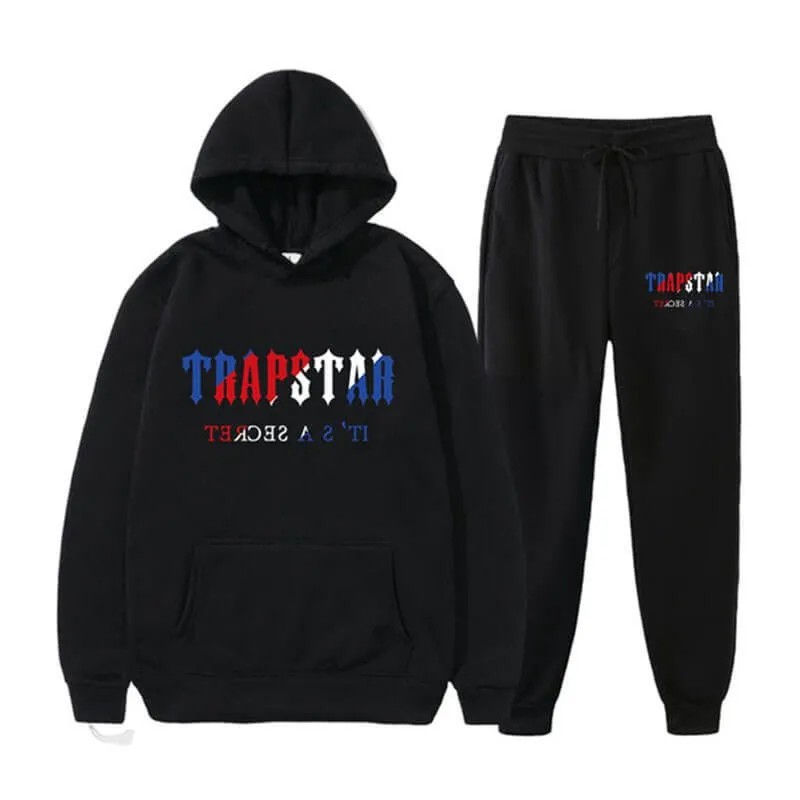 Black Men\'s Trapstar It’s A Secret Tracksuits UK | 23508-MKLF