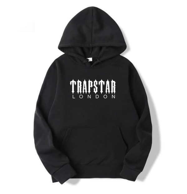 Black Men\'s Trapstar London Hoodies UK | 01892-RXOH