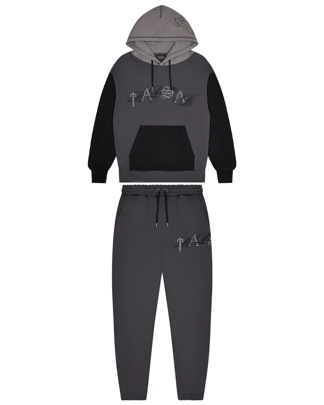 Black Men\'s Trapstar Script Tracksuits UK | 38925-GWAJ