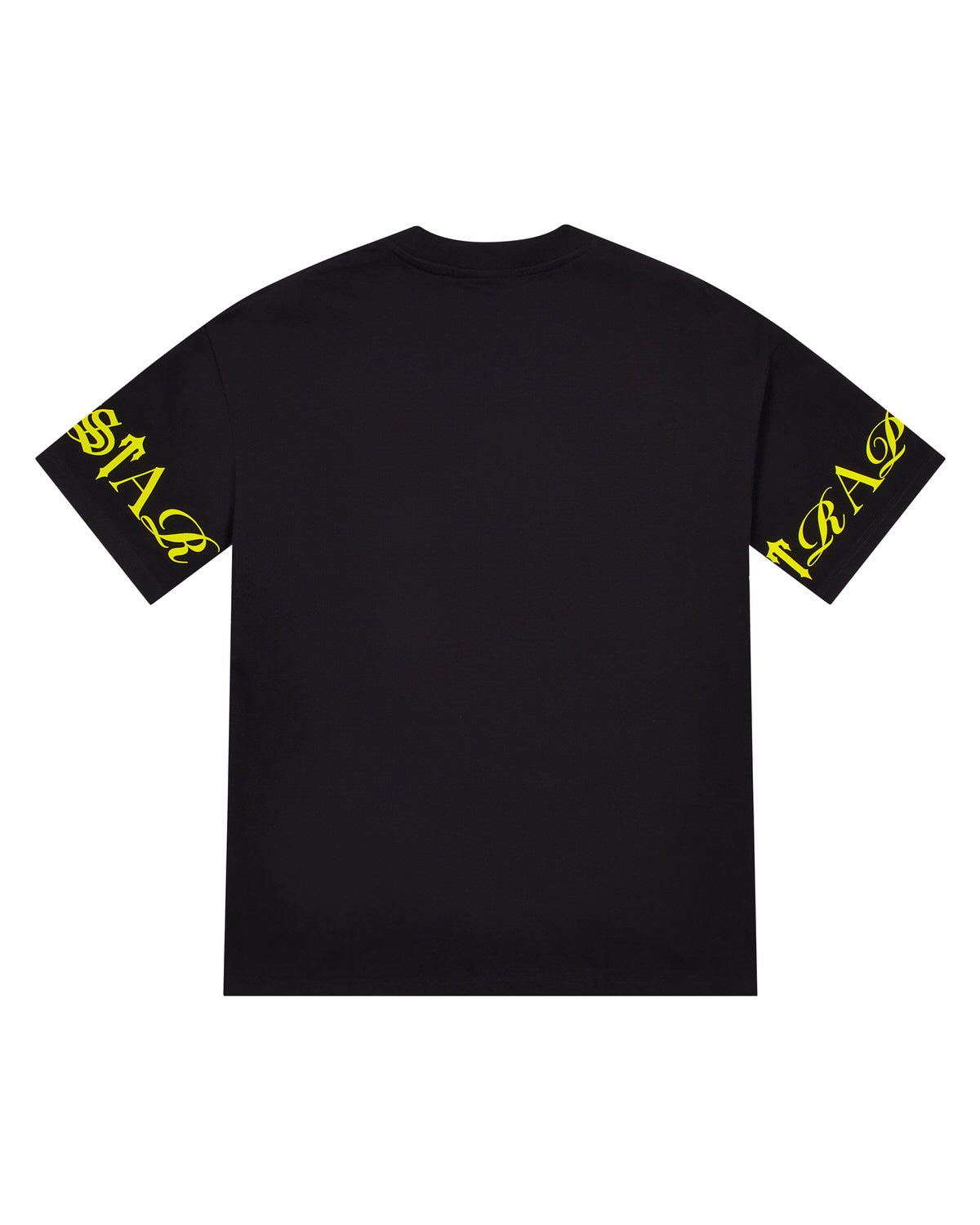 Black Men's Trapstar Script T-shirts UK | 50472-GVDY