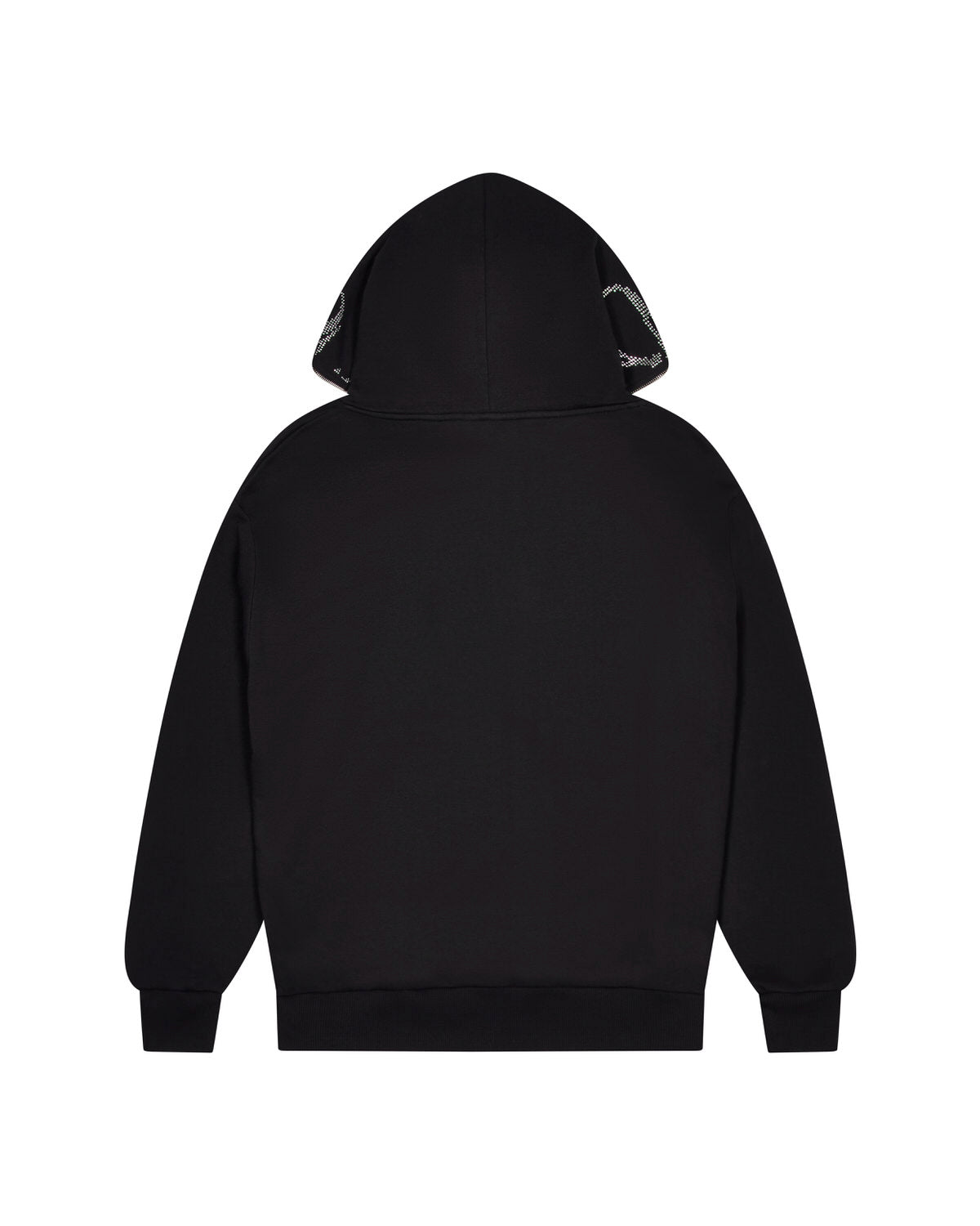 Black Men's Trapstar Skull Decoded Diamante Hoodies UK | 14673-SFKW