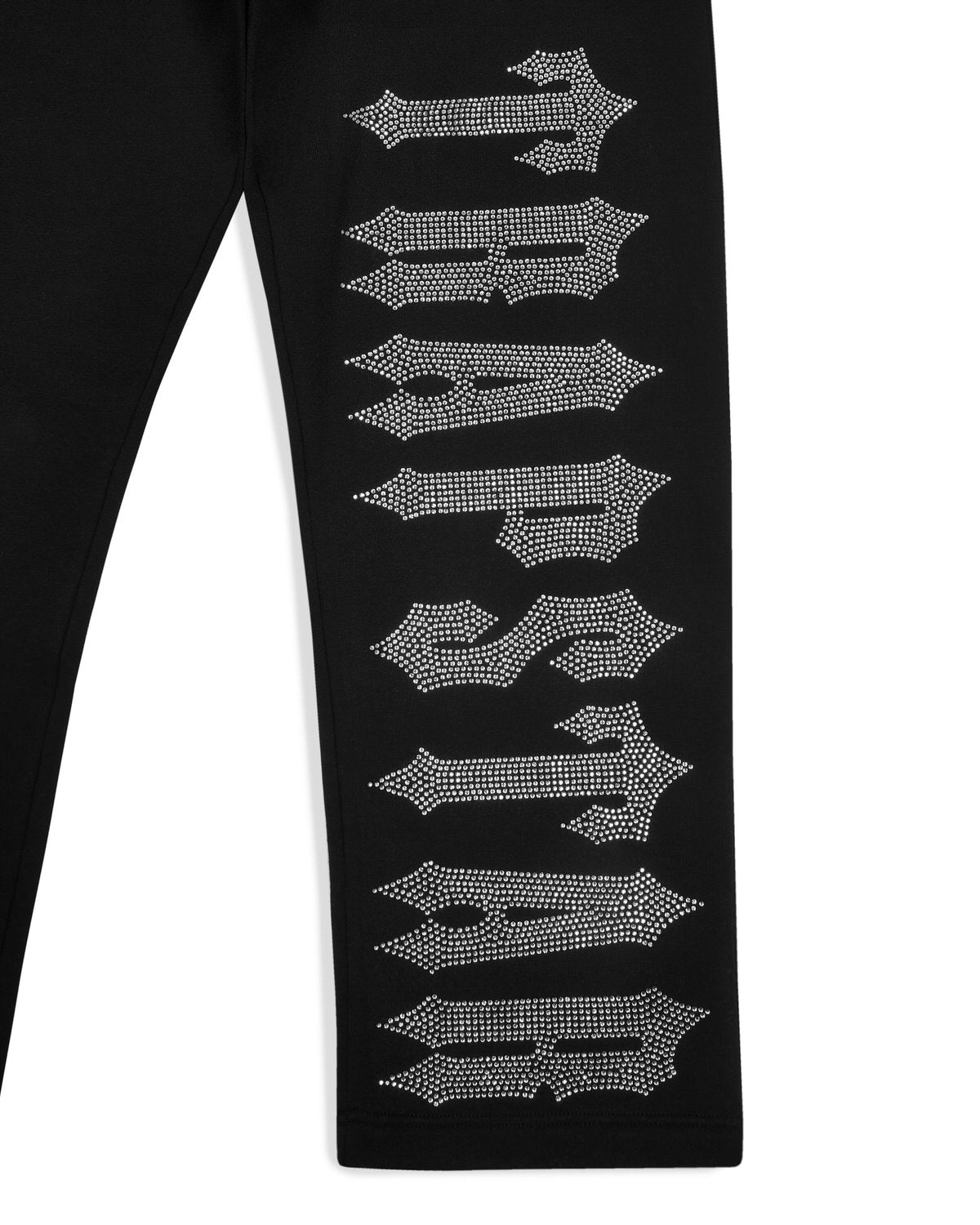 Black Men's Trapstar Skull Decoded Diamante Joggers UK | 75604-UJFE