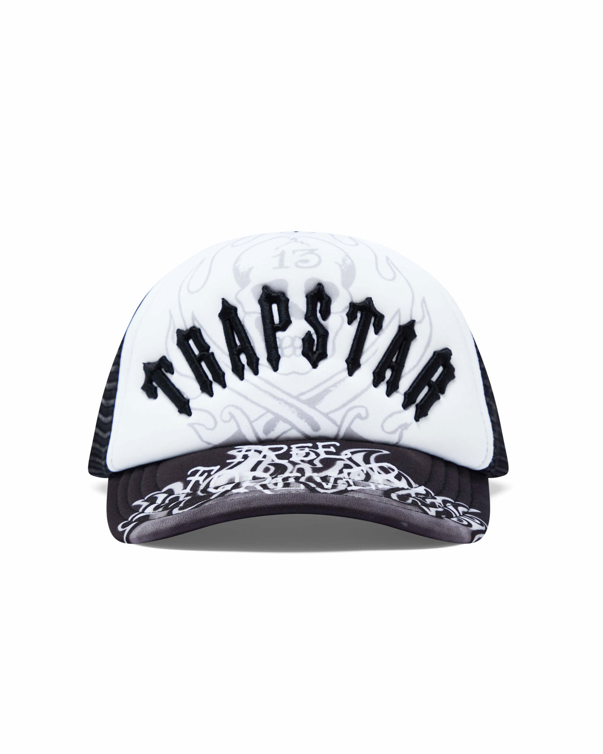 Black Men\'s Trapstar x Ed Hardy Irongate Arch Caps UK | 97420-HYXW