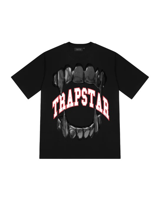 Black Men\'s Trapstar Vicious Victory T-shirts UK | 62937-MGDL