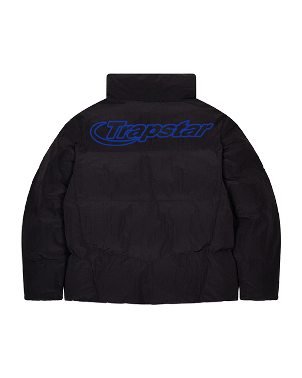 Black / Blue Men\'s Trapstar Hyperdrive Ripstop Puffer Jackets UK | 29458-ZDRF