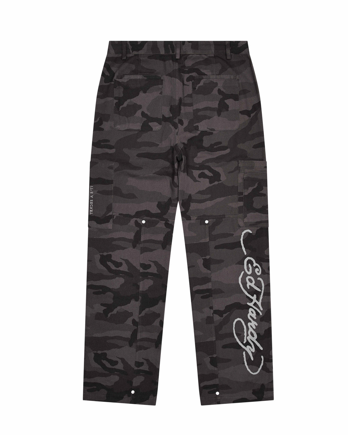 Black / Camo Men's Trapstar x Ed Hardy Cargos Cargos UK | 70851-CNAH