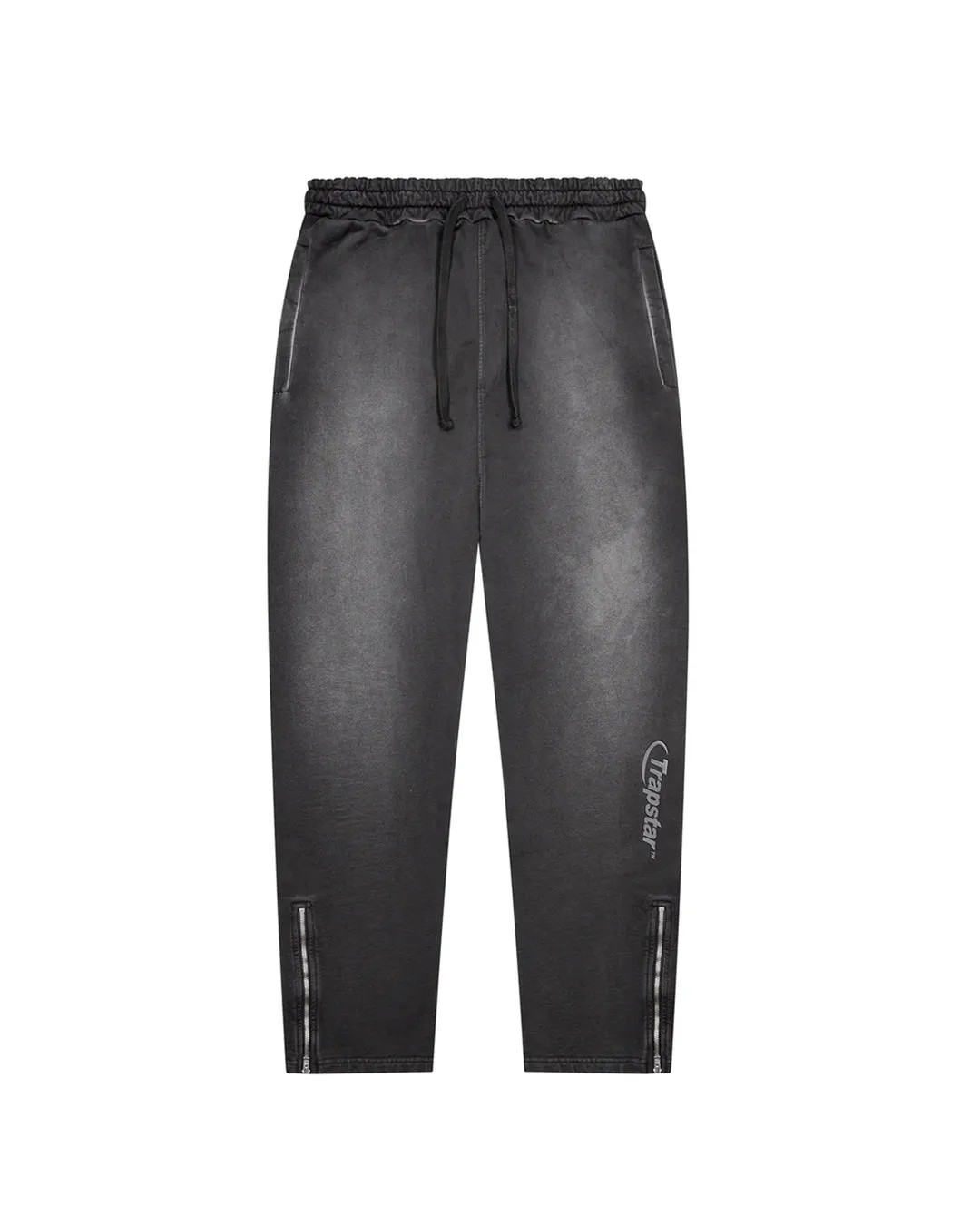 Black / Grey Men\'s Trapstar Hyperdrive Spray Joggers UK | 76280-UIZN