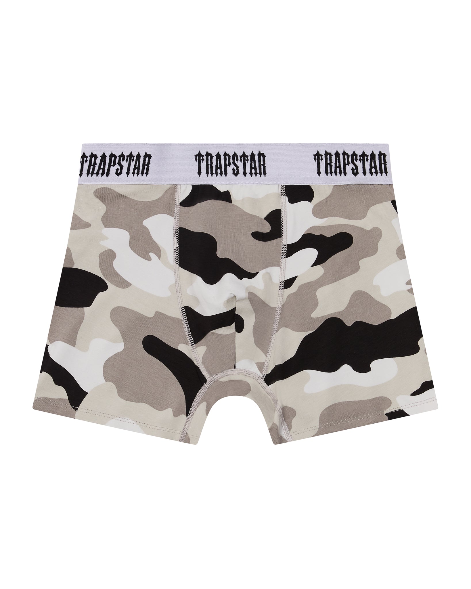 Black / Grey / Camo Men's Trapstar 3 Pack Boxer UK | 96058-MTRK