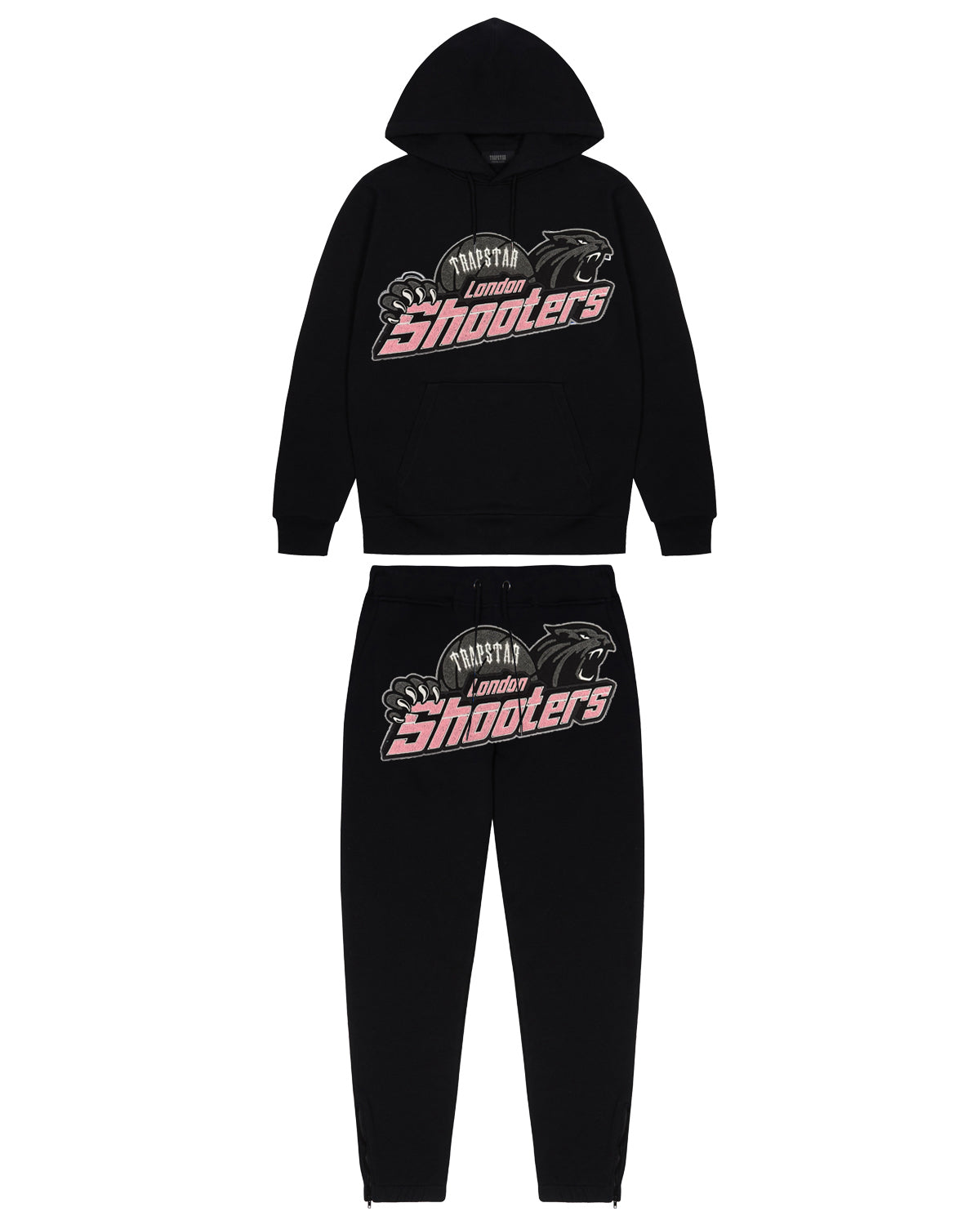 Black / Pink Men\'s Trapstar PRE ORDER Shooters Tracksuits UK | 28165-KWQI