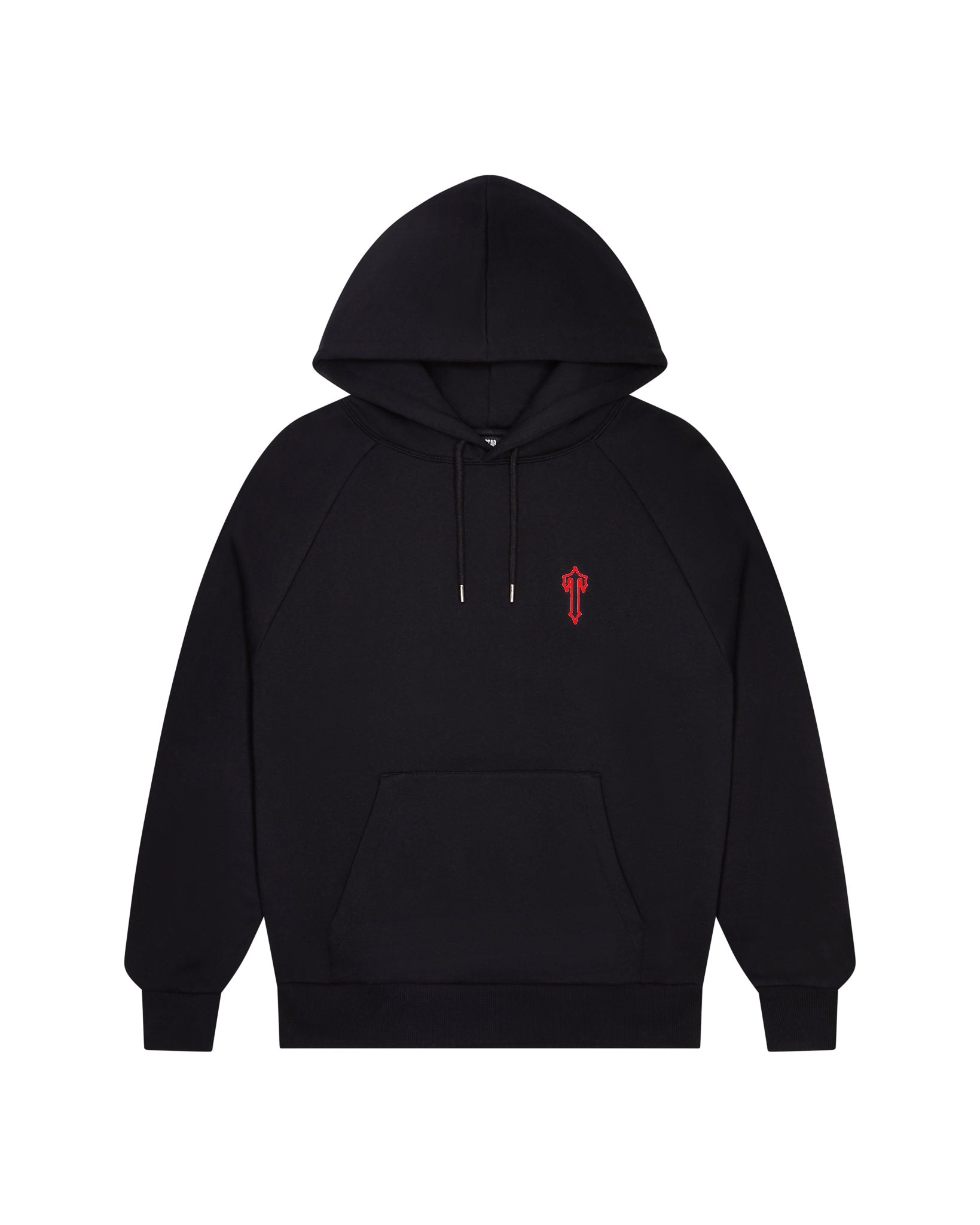 Black / Red Men\'s Trapstar Foundation Hoodies UK | 37869-HKIF