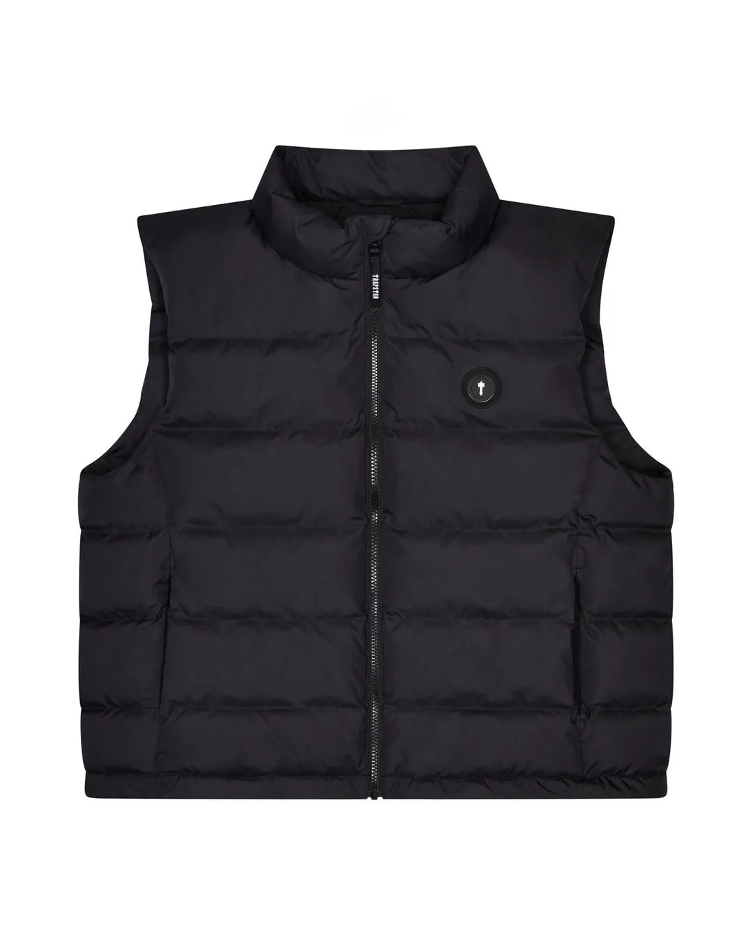 Black / White Men\'s Trapstar Irongate Gilet UK | 04716-NKYB