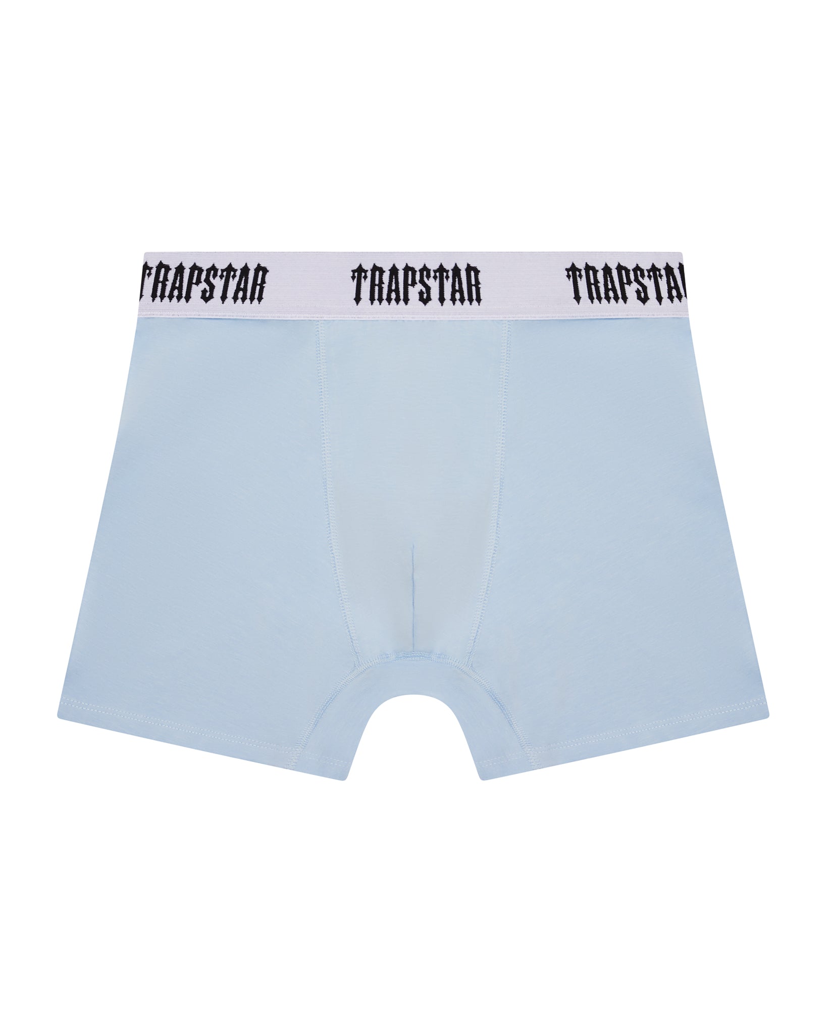 Black / White / Light Blue Men's Trapstar 3 Pack Boxer UK | 19267-FOAL