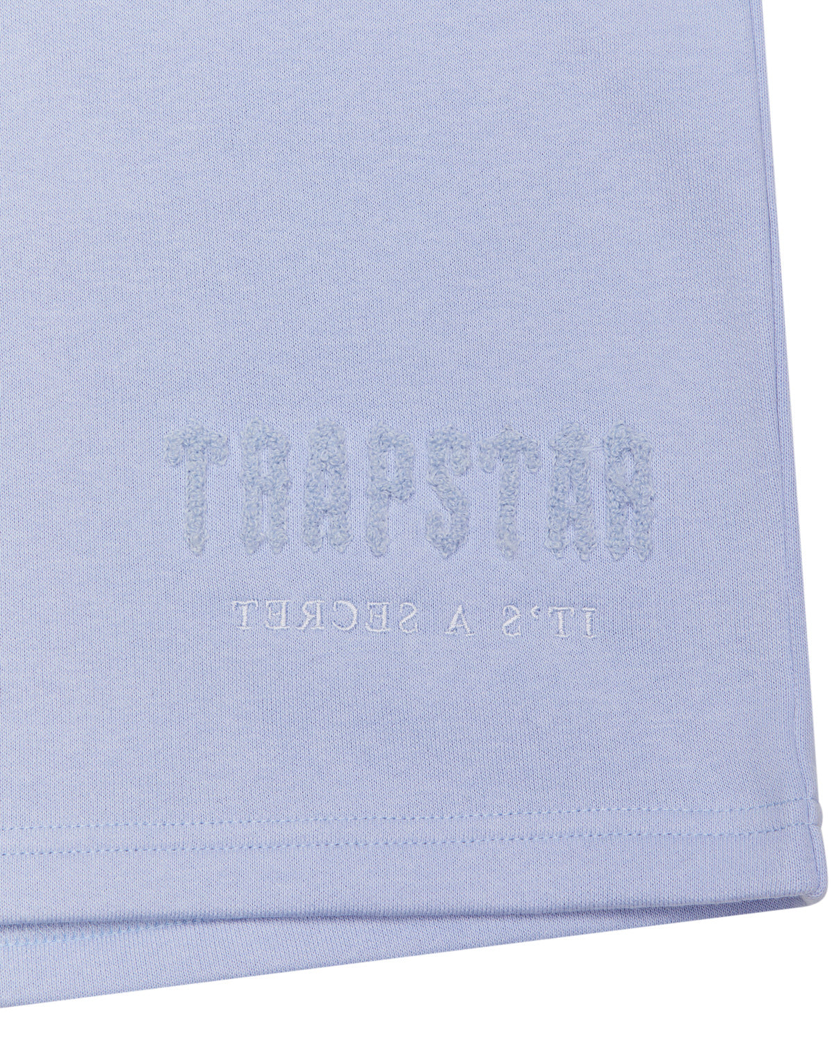 Blue Men's Trapstar Decoded Chenille Short Set UK | 17360-KTME