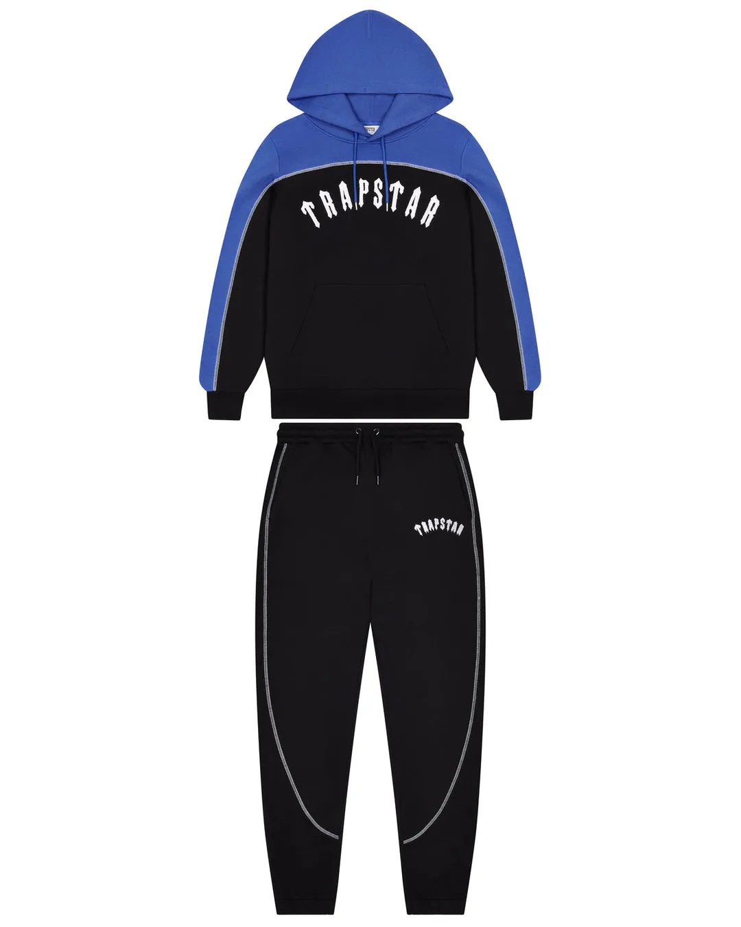 Blue Men\'s Trapstar Irongate Chenille Arch Hooded Tracksuits UK | 84950-GIZS