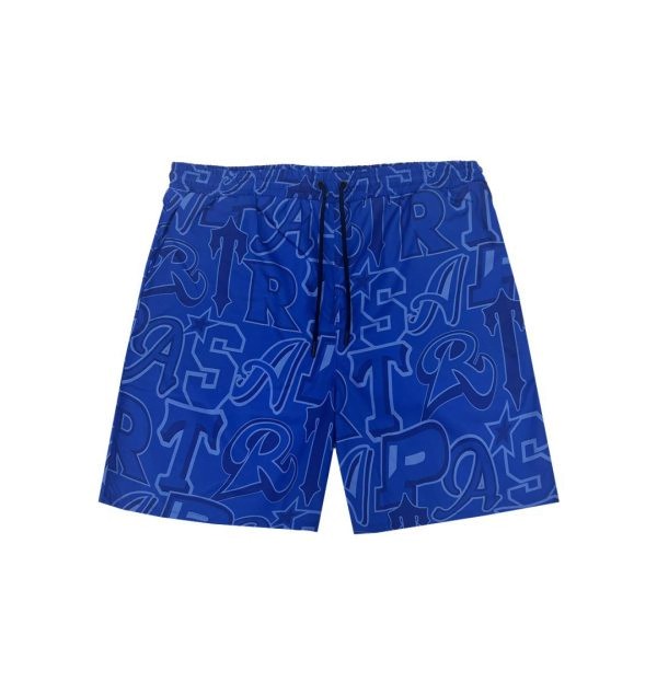 Blue Men\'s Trapstar London Wildcard Swimming Shorts UK | 31850-BQDO