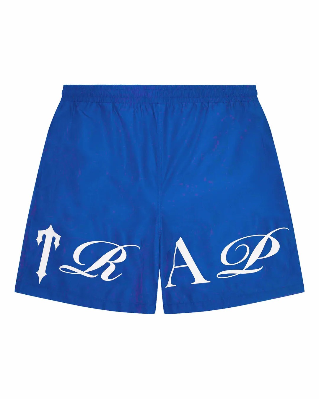 Blue / White Men\'s Trapstar Script Shell Shorts UK | 17805-YPZU