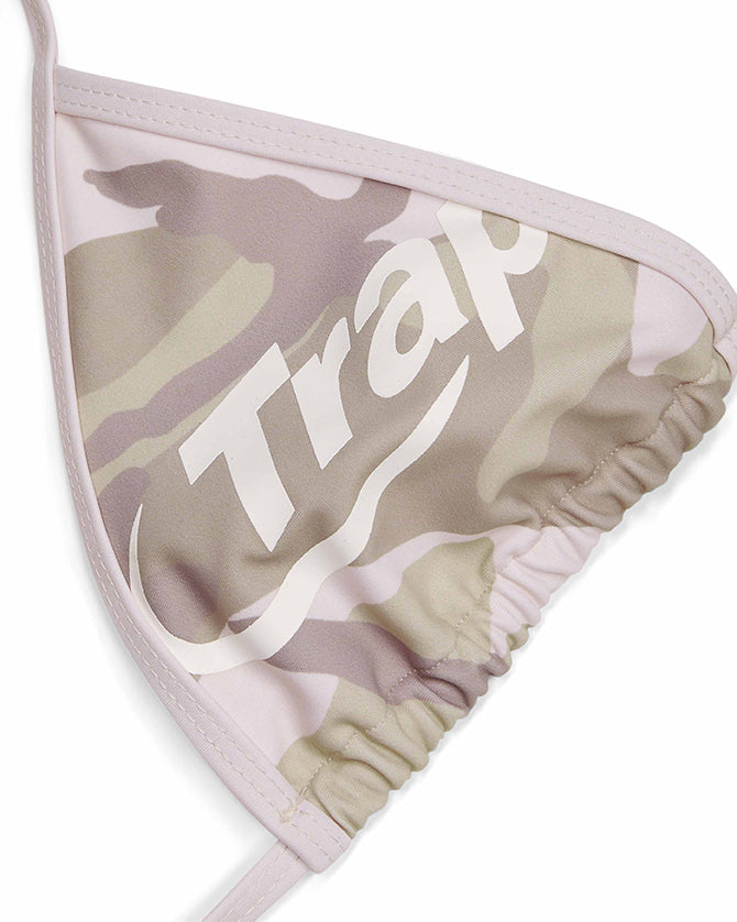 Camo Women's Trapstar Hyperdrive Bikini Top UK | 62895-IWKX