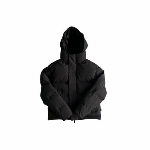 Dark Men\'s Trapstar Decoded 2022 Hooded Puffer Jackets UK | 15680-NHWK