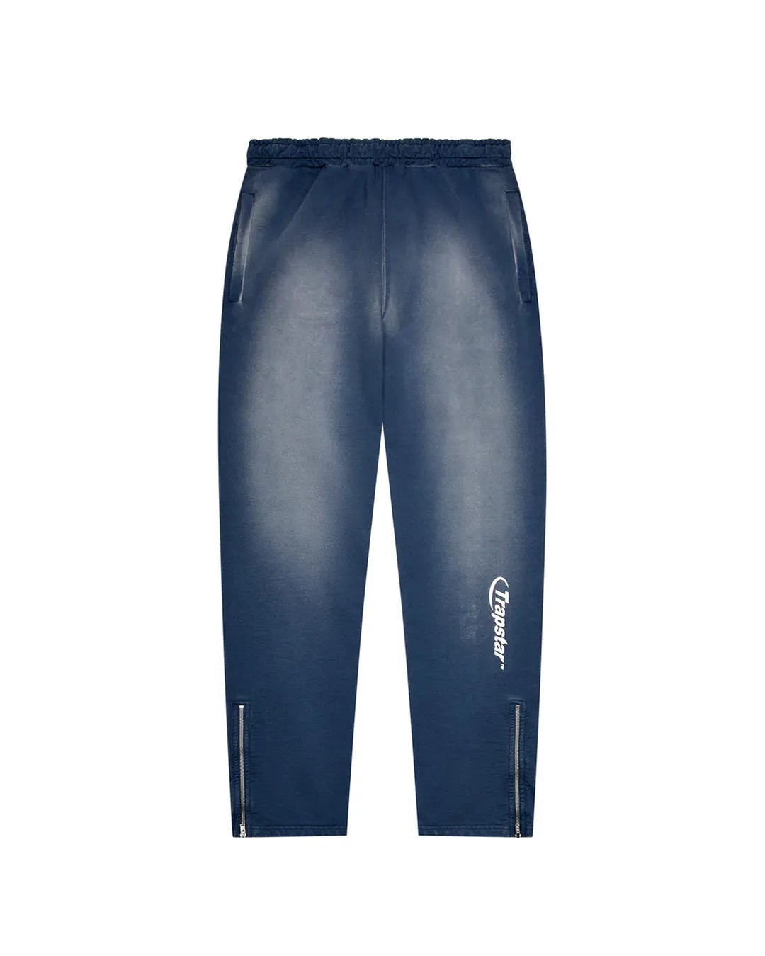 Denim Wash Men\'s Trapstar Hyperdrive Spray Joggers UK | 50639-AGIJ