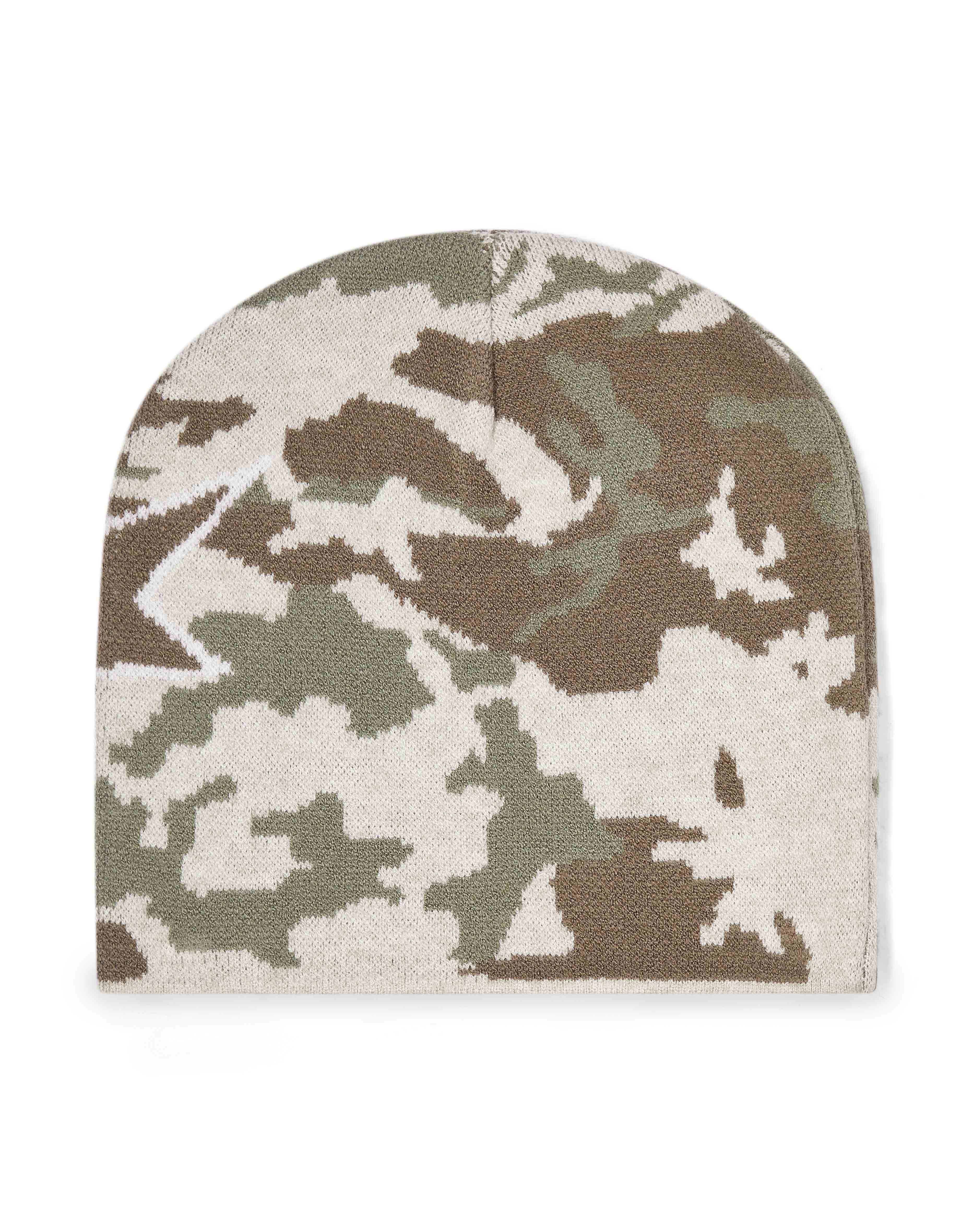 Green Camo Men's Trapstar Ts Star Beanie UK | 74109-QKLO