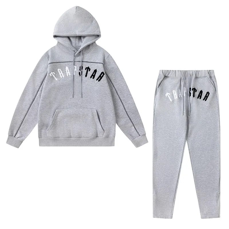 Grey Men\'s Trapstar Camouflage Tracksuits UK | 96381-TJRV