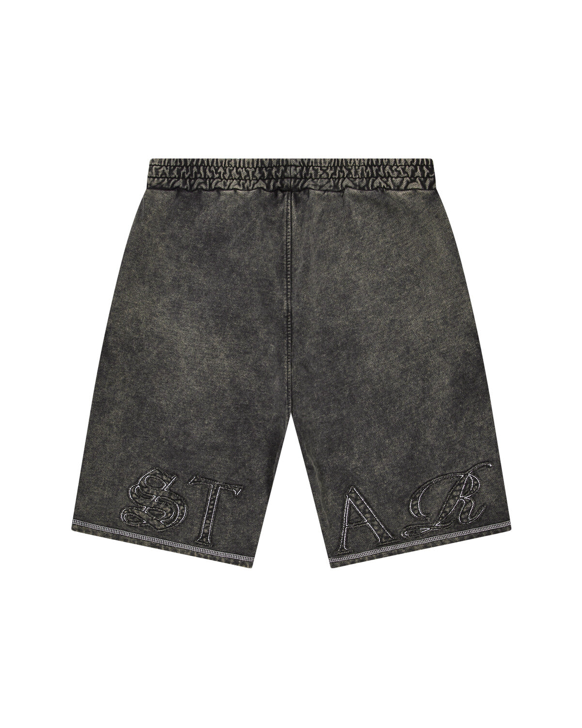 Grey Men\'s Trapstar Patchwork Script Short Set UK | 06427-BNPY