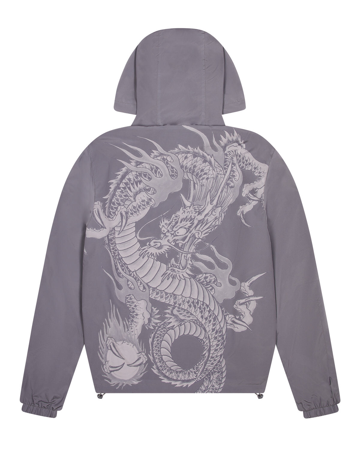 Grey Men\'s Trapstar x Ed Hardy Windbreaker UK | 42976-ICQP