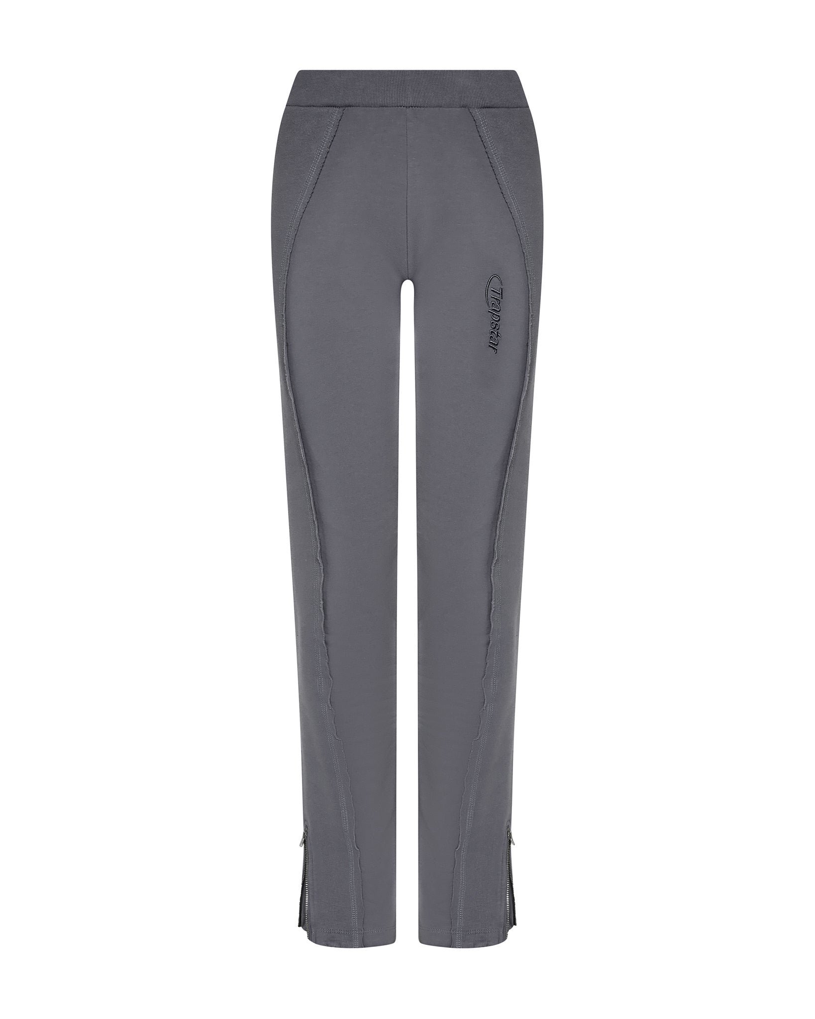 Grey Women\'s Trapstar Hyperdrive Rib Panel Track Trousers UK | 06247-NSDB