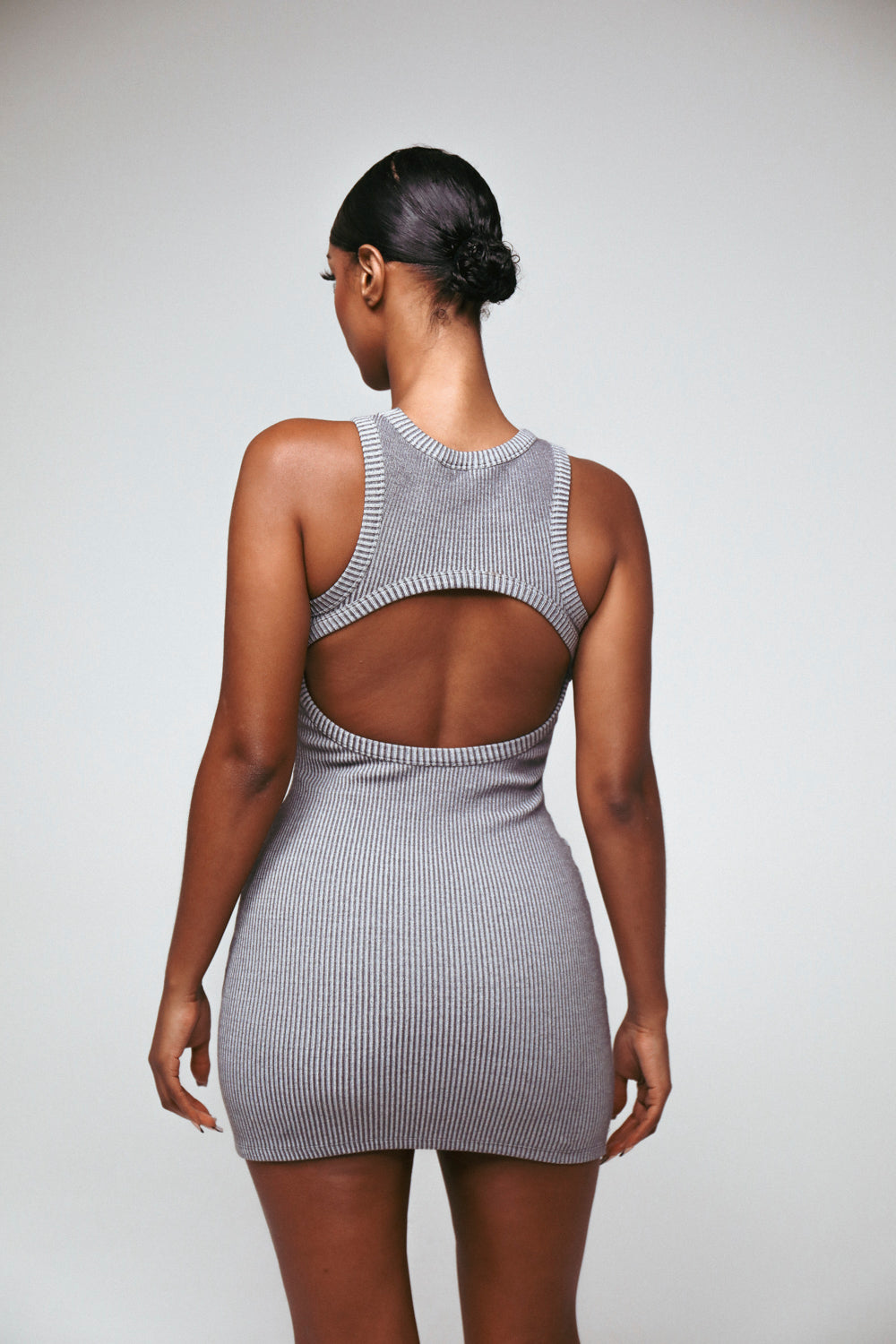 Grey Women's Trapstar Hyperdrive Two Tone Dress UK | 49185-IVJT