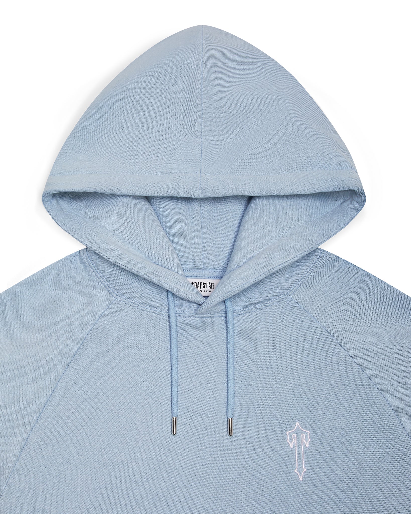 Light Blue Men's Trapstar Foundation Hoodies UK | 89345-QOHX