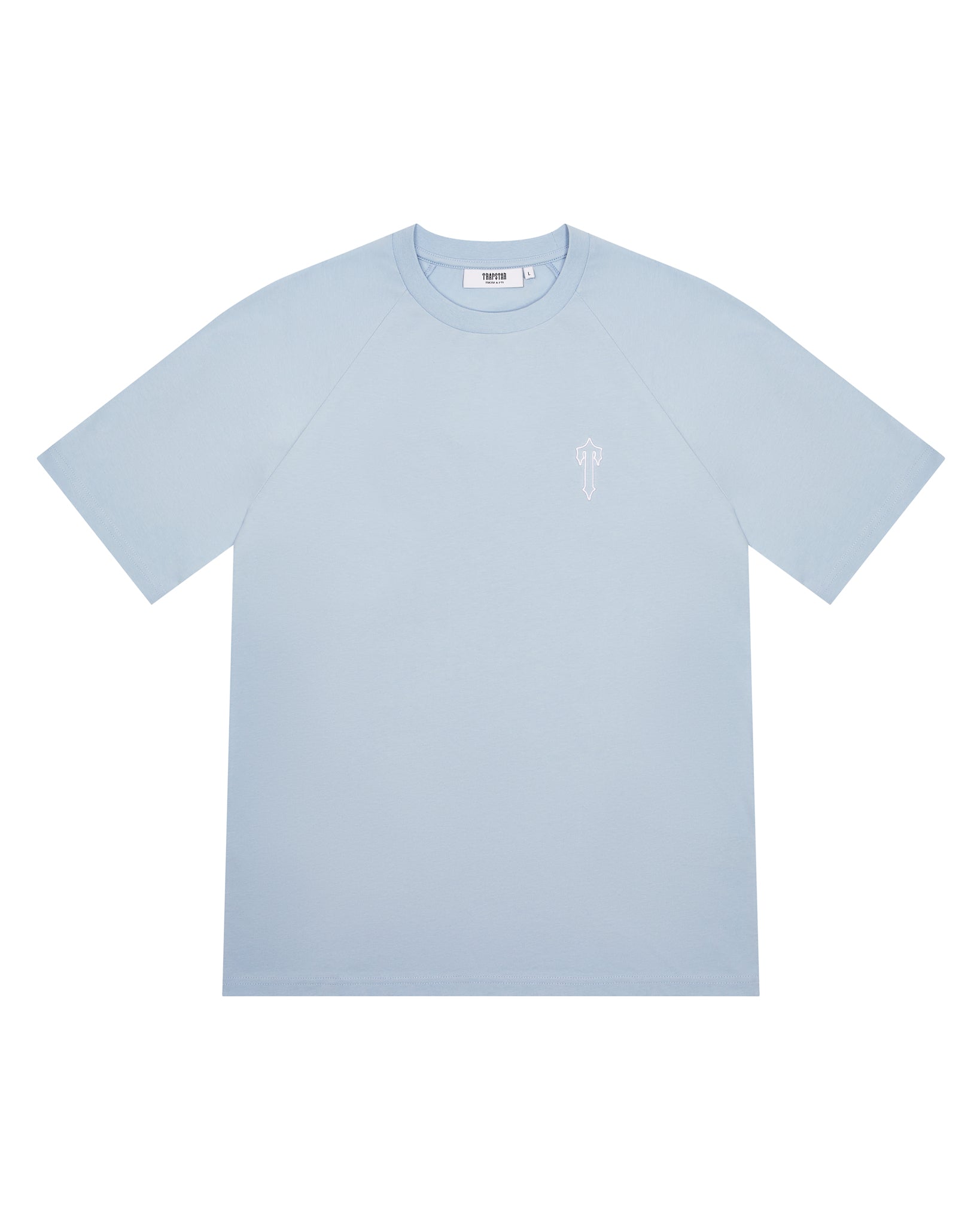 Light Blue Men\'s Trapstar Foundation T-shirts UK | 78601-YPTU