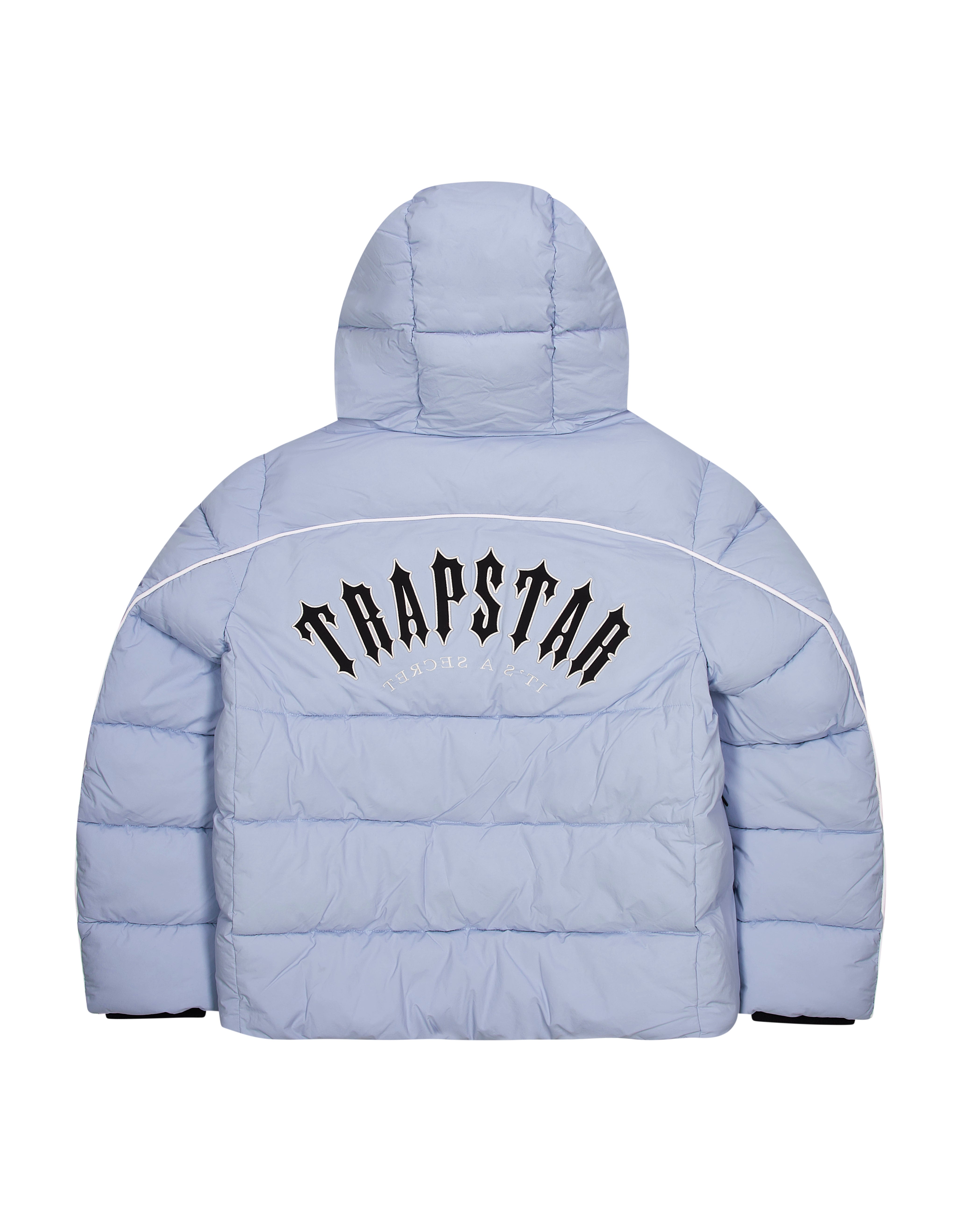 Light Blue Men's Trapstar Irongate Arch Pipping Puffer Jackets UK | 79531-YFRN